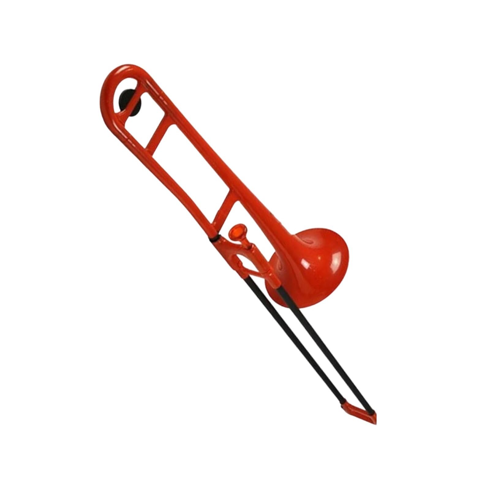 Trombone Basso Strumento In Plastica In Ottone Per Trombone Tenore Chiave In Sib Adatto Per Esami E Performance Per Principianti Rosso