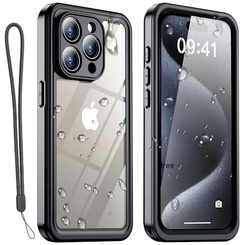 AICase iPhone 15 Pro Max Clear Waterproof Case