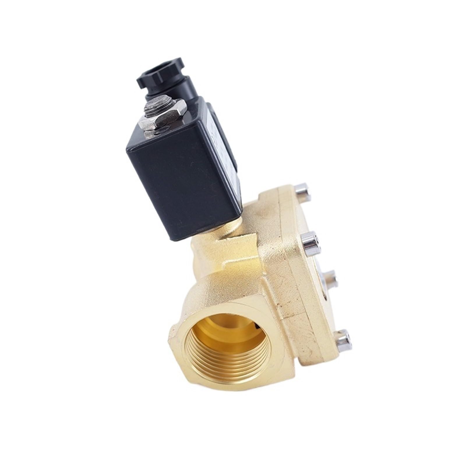 Coasddrld 1-1/2 1.6Mpa Normal Close Way Brass Electric /4 Dn3 Dn40 Inch Solenoid Valve(",Dc12v,Fkm Seal)
