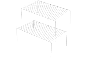 Wire Kitchen Shelf Rack (Medium 13"x9.4") - Set of 2 Hanging Wire...