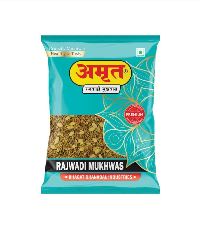 AMRUT Rajwadi Mukhwas - (200gm x 4 = 800g) (Pack Of 4) | Digestive Crunchy And Tasty Mouth Freshener | Traditional Refreshing Mukhvas Ready To Eat (B0CNPZ1H41) Amazon Price History, Amazon Price Tracker