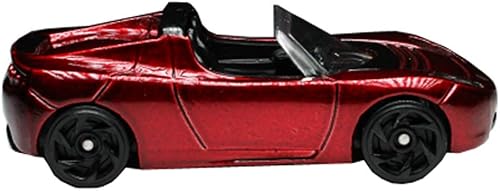 Miniatura 5 de Hot Wheels 2019 Saludos desde Space '08 Tesla Roadster, Granate