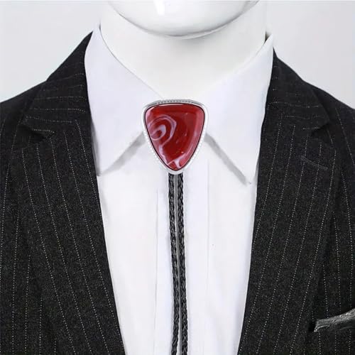 Image of Btilasif Bolo Tie for Women, Scorpion Bolo Tie Vintage Western Cowboy Stone Leather Neckties, Cowboy Gifts for Men