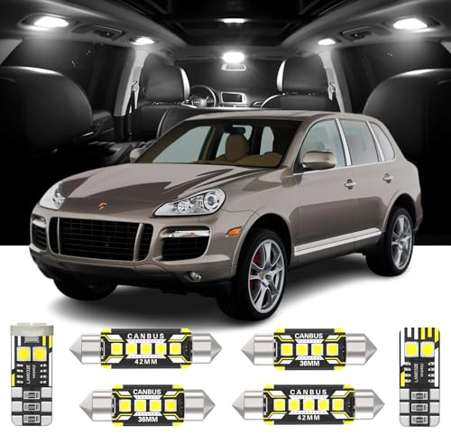 26 Piezas Luces LED Interiores para Porsche Cayenne 2002-2010 miniatura 1
