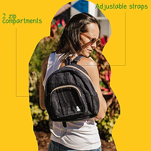 Core Hemp Mini Backpack (Himal-Blue) #TOP4