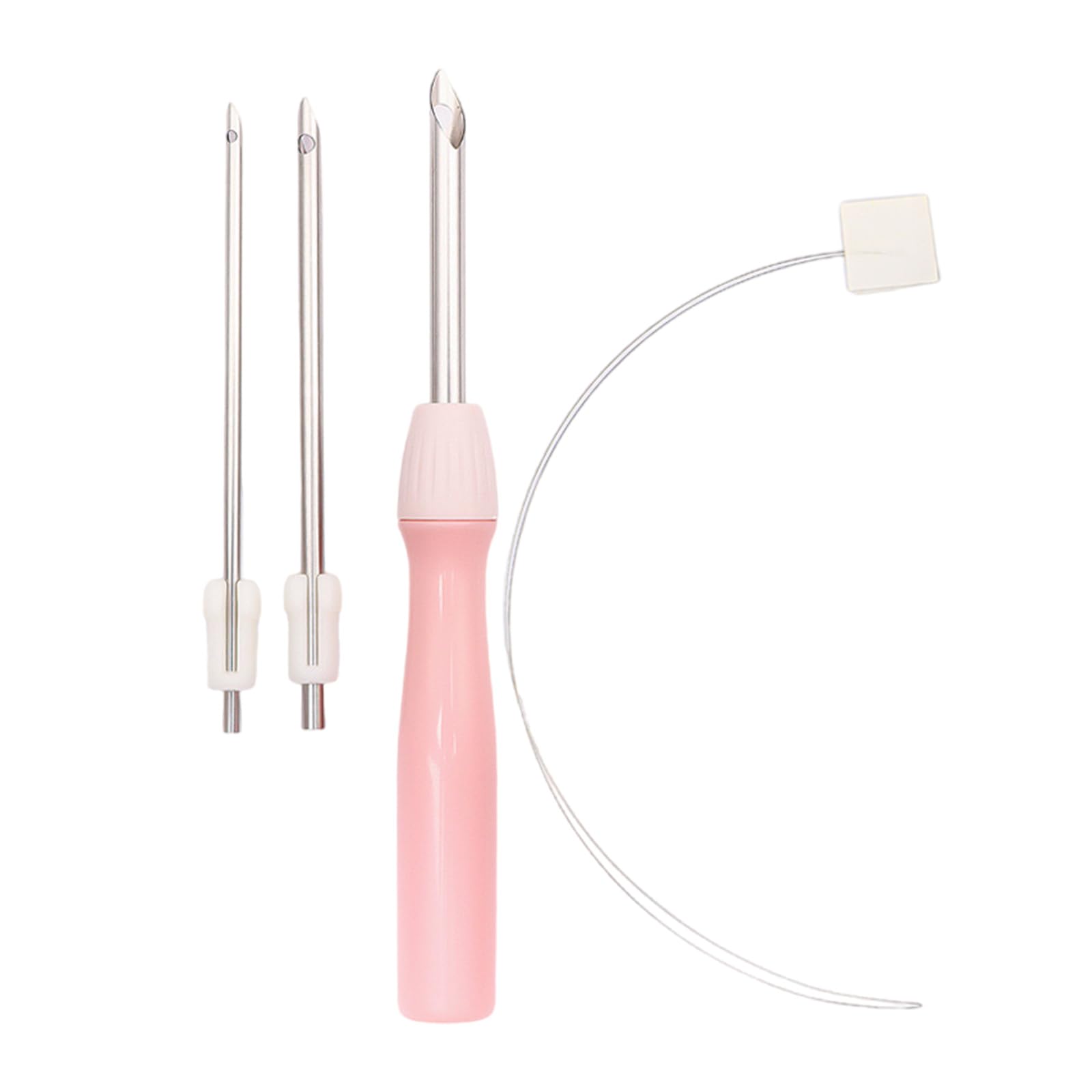 Jazuaiao Punched Needle Tool Set Embroidery Pen Punched Needle Kits Needlework Tool for Craft Decoration