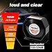 YHAAVALE 9200E Amplifier Police Siren & Metal Ultra Slime Octagon Compact Flat Speaker,DC12V 100W Multi-Tones Wired Control with Mic Loudspeaker Emergency Electronic PA System for Police Cars