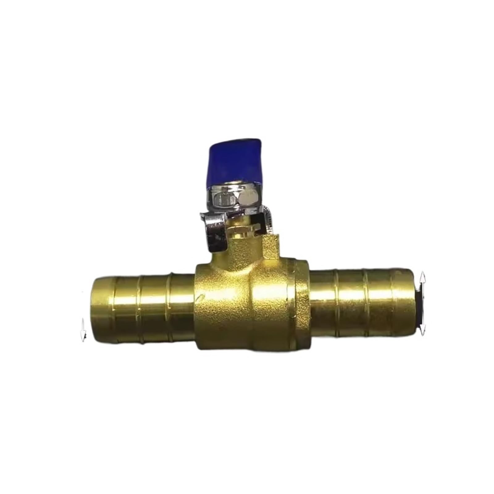 19mm Hose Two Way Brass Pneumatic Shut Off Ball Valve Pipe Fitting Connector