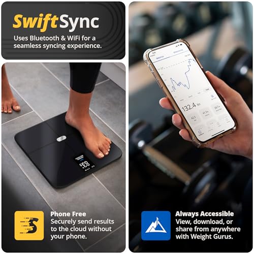 Greater Goods 0412 Smart Bathroom Scale With Advanced App Integration – 10 User Profiles, Ultra-Clear Large Display, Accurate Body Composition Metrics Via Bluetooth & Wifi thumb #2