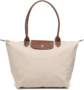 Longchamp Tote Bag Le Pliage L Size Beige Women's 1899 089 P71 A4 Compatible Parallel Import