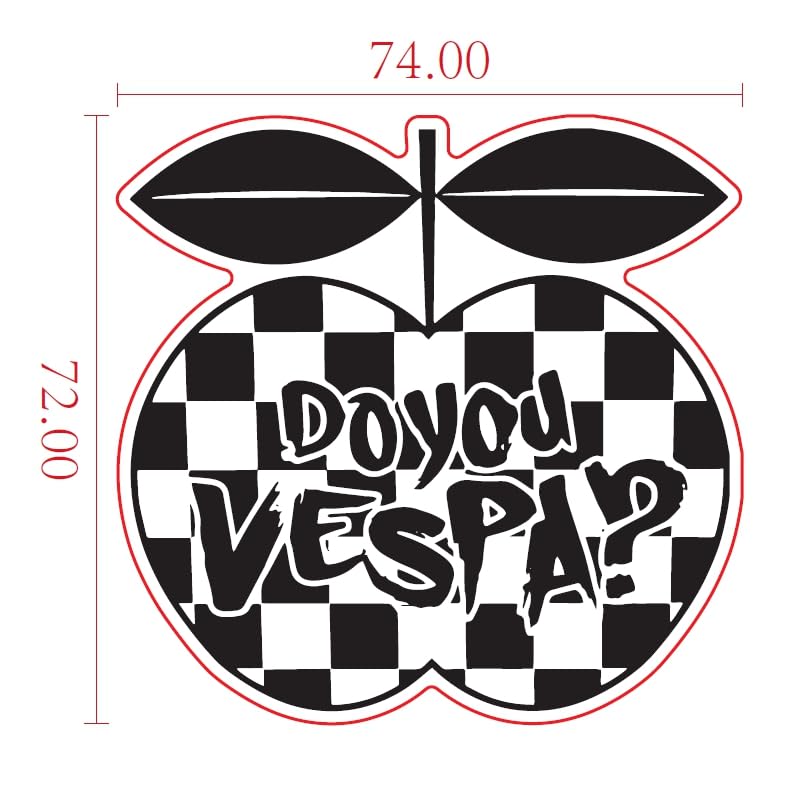 Amazon.co.jp: ベスパ(Vespa) ステッカーBEE, VESPA ベスパステッカー
