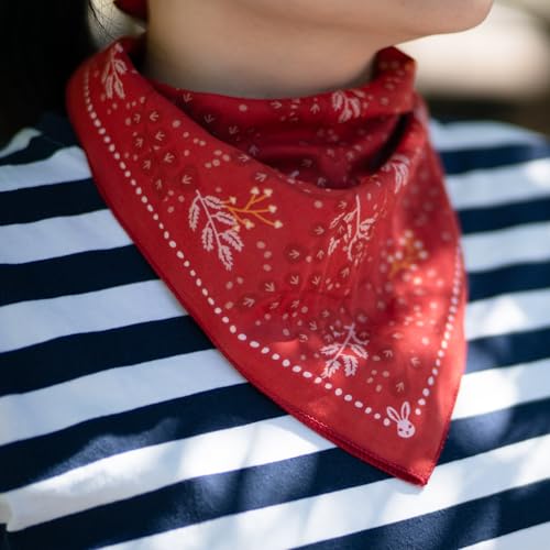 Image of WHTE MOSS Bandana - 100% Cotton Extra Soft Scarf Handkerchief for Men & Women