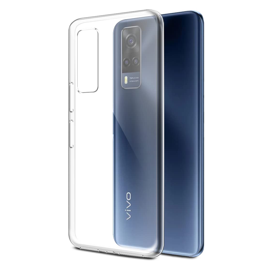 Fashionury Back Cover for Vivo Y51 2020 / Vivo Y31 / Vivo Y51A / Vivo Y53s | Soft Transparent Clear Gel TPU Soft Case [Shock Proof] [Anti-Slip] [Scratch Resistant] (B0B1DB4PHW) Amazon Price History, Amazon Price Tracker