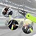 MUQIDA Motorcycle Keychain, Fabric Car Key Wrist Lanyard with Metal Ring, Wristlet Strap Key Chain Holder for Men Women (Fluorescence Green)