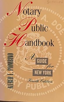 Paperback Notary Public Handbook: A Guide for New York Law Book