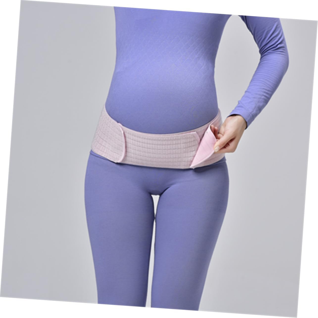 Mobestech 2pcs Maternity Support Belt Breathable Dual Purpose Pregnancy Abdominal Band for Back and Belly Brace for Expecting Mothers