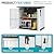 GULAIMOAO Outdoor Horizontal Storage Cabinet Box 36 Cu Ft with Lockable Doors, Outdoor Storage Shed Portable Waterproof for Backyard Garden