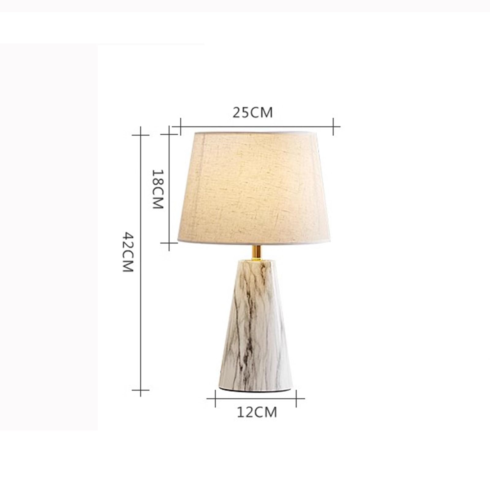Lámparas de noche Lámpara de mesa Lámpara de mesa dormitorio lámpara de noche lámpara de noche después de textura simple romántico cálido imitación mármol táctil lámpara de mesa regulable para lámpara