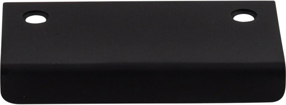 Top Knobs Tab 2 1/4" Center to Center Finger Pull Flat Black