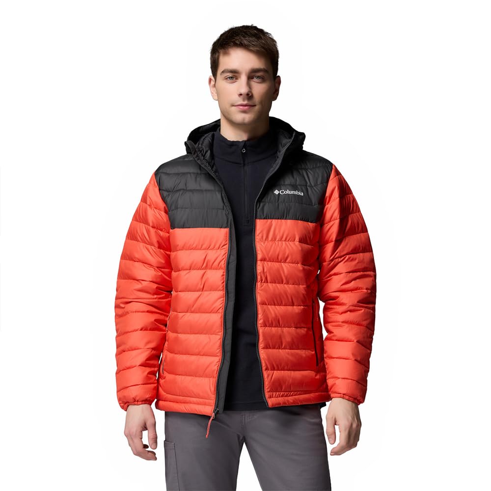 Columbia Powder Lite 2 - Chaqueta Con Capucha Chaqueta acolchada con capucha Hombre (Pack de 1)