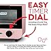 DASH Mini Toaster Oven Cooker for Bread, Bagels, Cookies, Pizza, Paninis & More with Baking Tray, Rack, Auto Shut Off Feature - Pink