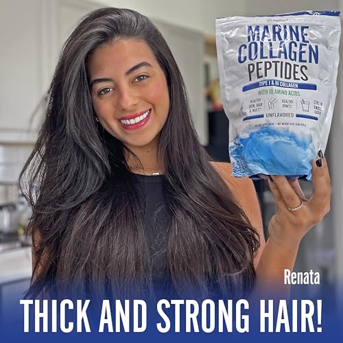 Best Marine Collagen Powder from Wild Caught Fish for Skin, Hair, Nail, Joint. Hydrolyzed Marine Collagen Peptides Powder. Keto & Paleo Friendly Collagen Marine Powder. Fish Collagen Powder Marine.