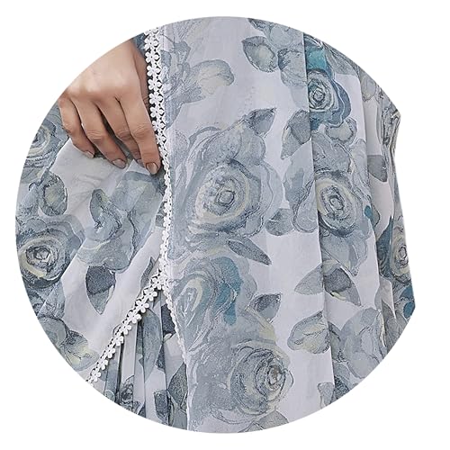 Image of MIRCHI FASHION Saree for Woman Georgette Floral and Leaf Printed | Elegant Farewell and Ceremonial Women's Sari with Blouse Piece