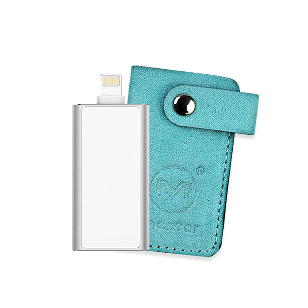 iPhone USB Flash Drive, Backup Photos and Videos, Photo Stick Backup Device for Your iPhone and iPad, External Storage & Memory Expansion -【Silver 64GB】