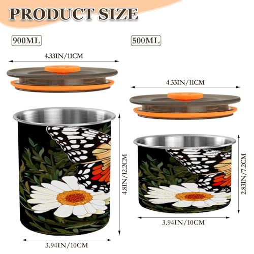 Envase de Café Hermético de Acero Inoxidable 500 ml miniatura 2