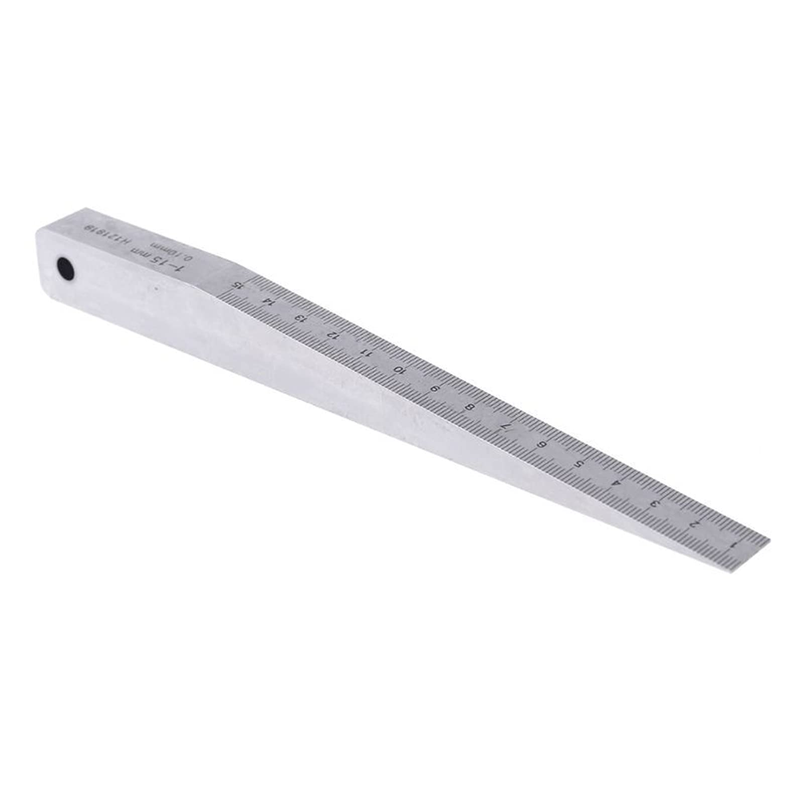 Fühlerlehre, 1-15mm 0.5-10mm 0,4-6mm Keil Fühlermessgerät Riss Flache Layout Insert Keilmesser Schweißkegel Messen Werkzeug Bremssattel(0.4 6mm)