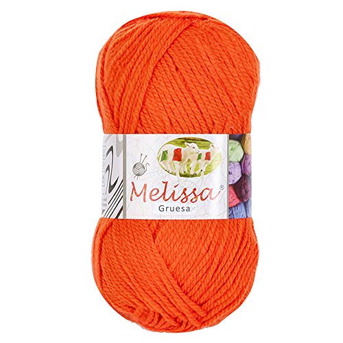 Melissa Hilo Acrílico Ovillo de Lana Premium para DIY Tejer y Ganchillo...