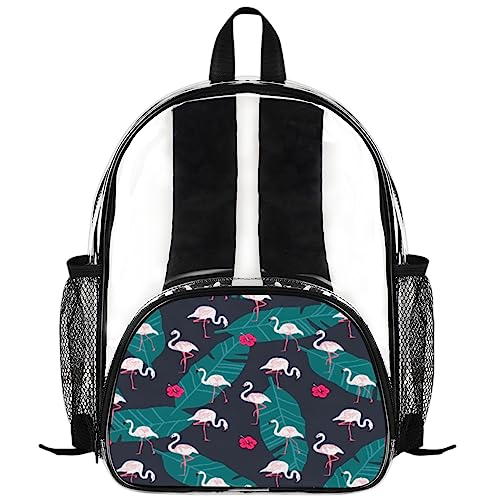 Sac à dos école et randonnée enfant étanche motif flamant rose multicolore