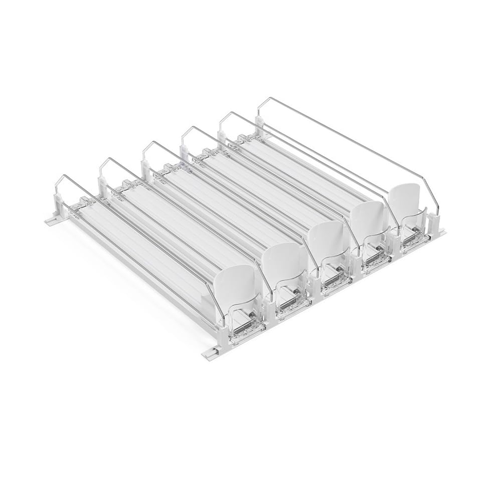 Hndhbfgrt Self Pushing Fridge Drink Organizer Drink Pusher Shelf for Fridge Automatic Drink Dispenser for Fridge