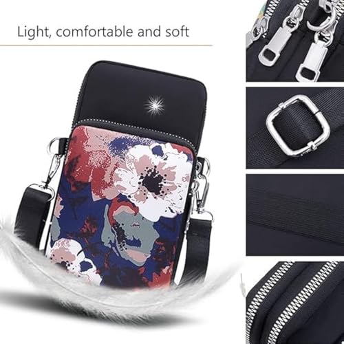 Image of Crossbody Mobile Sling Bag for Women |Stylish Phone Pouch with Detachable Strap & Adjustable Keychain|Mobile Purse|Versatile Mobile Pouch for Women