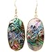 rockcloud Crystal Stone Dangle Hook Earrings Rhombus/Teardrop Gold Plated