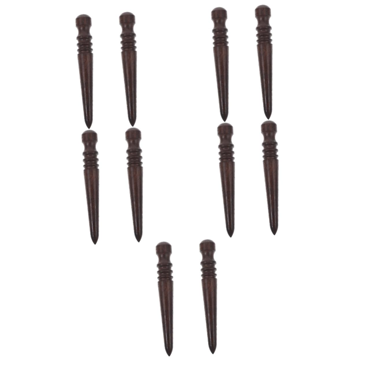 STOBOK 10pezzi Strumento Per Lucidatura Pelle Di Sandalo Burnisher Per Fai Da Te Per Lavorazione Artigianale e Rifinitura Bordi Pelle