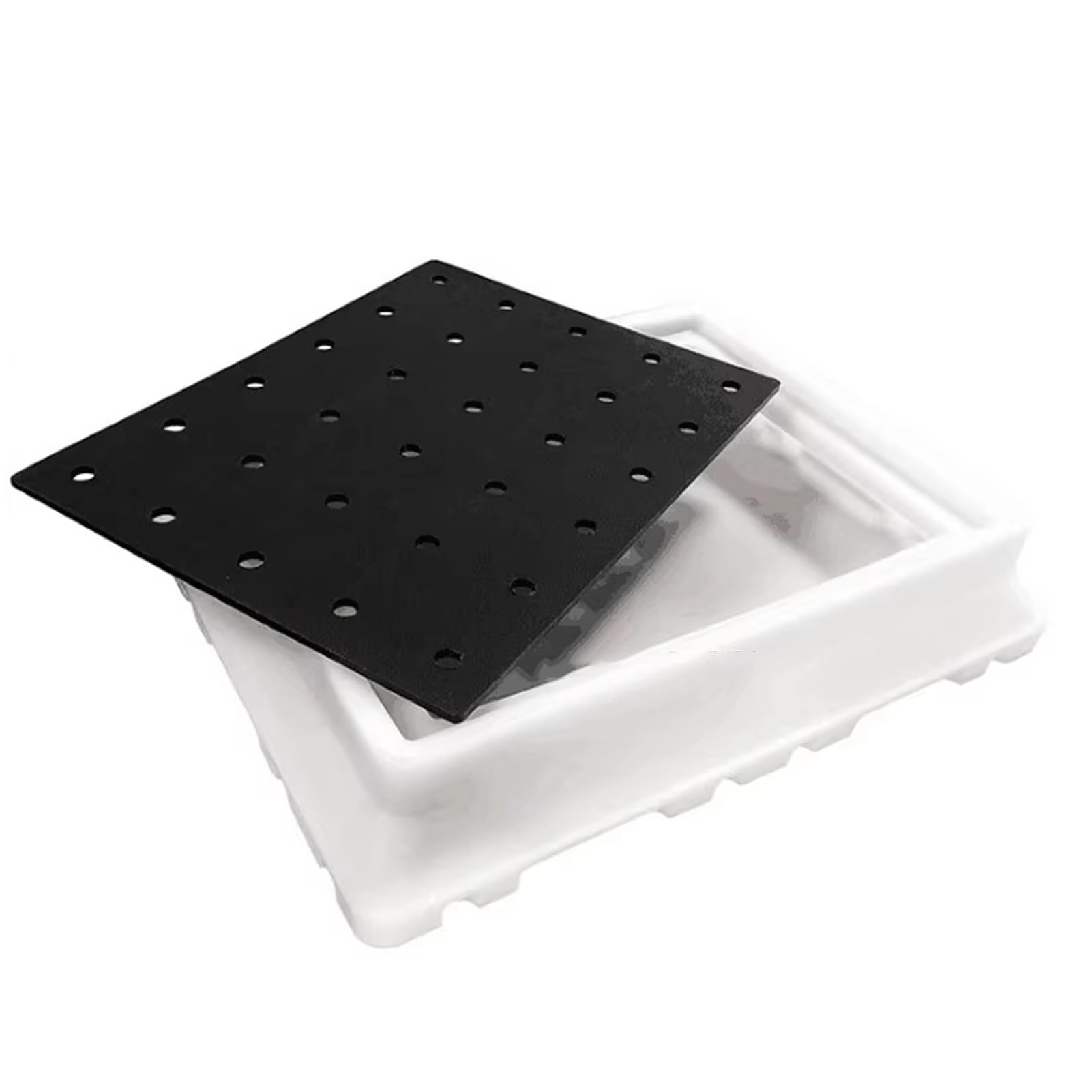 Plateforme de Confinement des déversements, capacité de 11 L, Cuisine modulaire, Garage, Laboratoire, Plate-Forme de déversement, palettes, Tasses, Bouteilles, matériel de Laboratoire, Stock