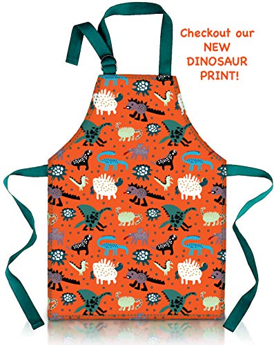 Dinky Ninky UNKNOWN Dinky Dinky - Adjustable Waterproof Kids' Apron With Charming Dog Print - Durable Pvc Craft & Cooking Apron thumb #5
