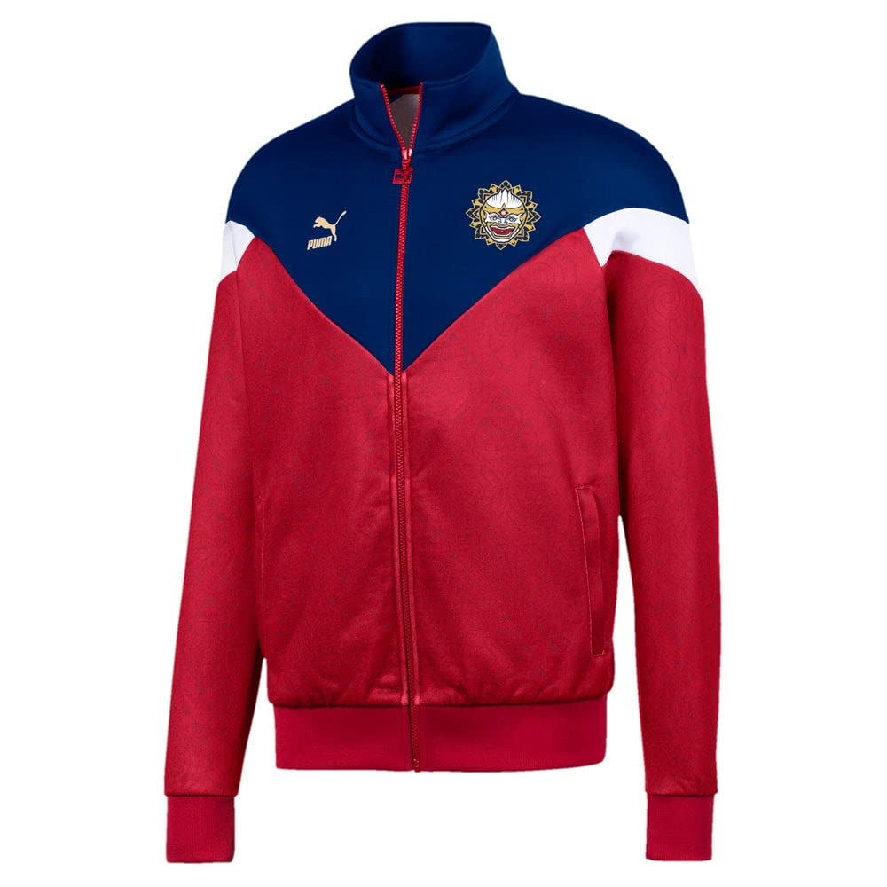 puma Mens Bangkok Track Jacket, Size: Large, Color: Chili Pepper/Puma New Navy-picture-27