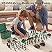 LovesTown 115PCS Army Men Playset, Military Soldier Set Army Action Figures Battle Group Military Base Toy with Box Helicopter for Gifts Green