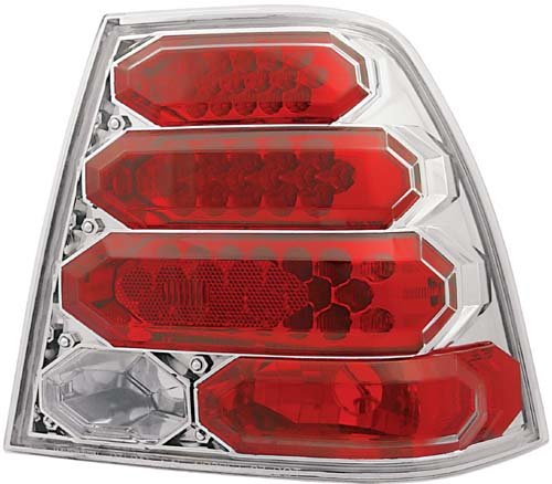 Flash Deals - 70% OFF IPCW LEDT-3034C Crystal Clear LED Tail Lamp - Pair