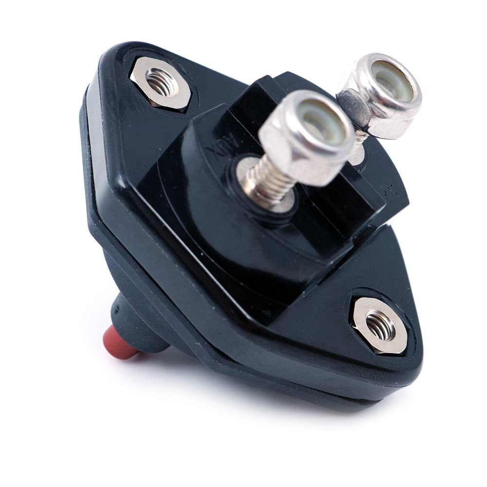 Inversor de fusibles de disyuntor con botón de reinicio manual para camión automático RV Marine Trailer impermeable 12V-32V - 10A