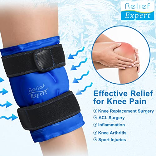 Relief Expert Knee Ice Pack Wrap Ice Pack for Knee Wrap Around Knees
