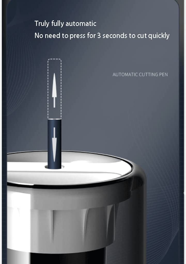 Anspitzer Bleistiftspitzer Automatischer Spänebehälter Elektrisches wiederaufladbares USB-Schärfen Multifunktion ohne Drücken von Bleistiftspitzern Schreibwaren