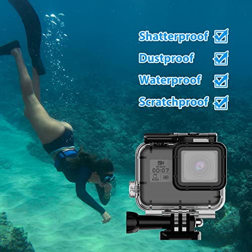 Image of Waterproof Housing Case, hongdak Waterproof Case for GoPro Hero 7 /6 /5 Black(2018) Housing Case Diving Protective Housing Shell 169FT /60M for GoPro Action Camera Underwater Dive Case Shell with Bracket | Diving Protective Housing Shell with Touchable Cover for GoPro Action Camera Underwater Dive Case Shell