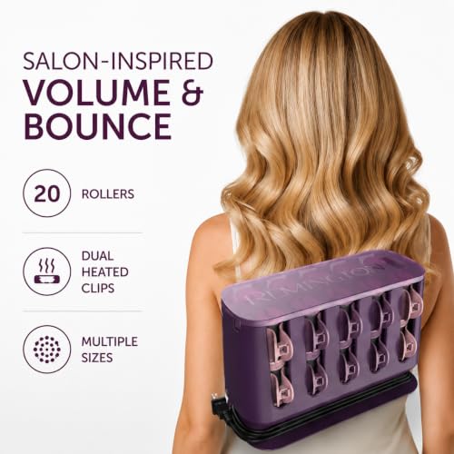 Image of Remington Pro Hair Setter Hot Rollers, Curlers With Thermaluxe Advanced Thermal Technology