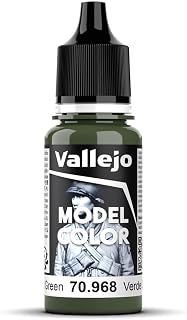 Flat Green Paint, 17ml