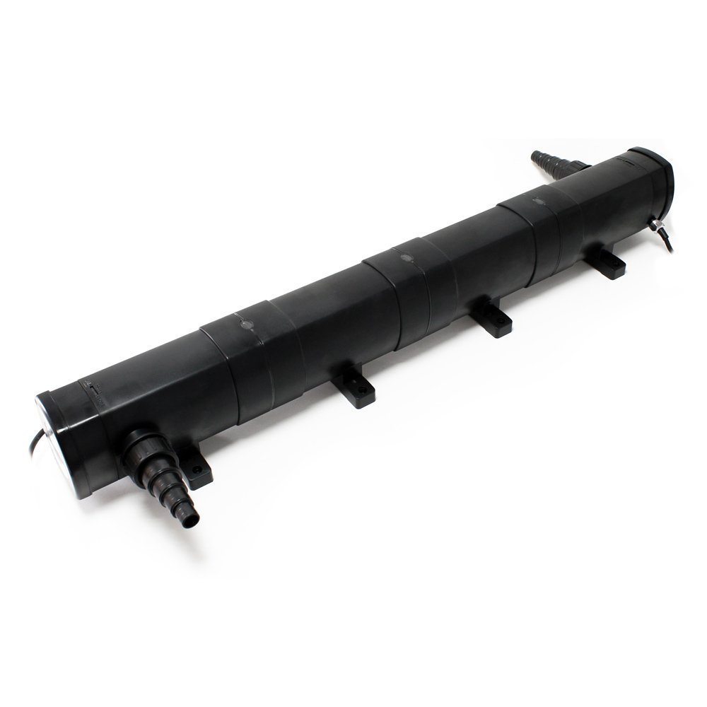 SunSun Kit complet: CBF-350C Filtre de bassin jusqu'à 90000 L Biologique, NEO10000 pompe de filtration 10000l/h 80W, CUV-272 lampe uv UVC Clarificateur avec 72W, 25m Tuyau 25 mm, Y-distributeur