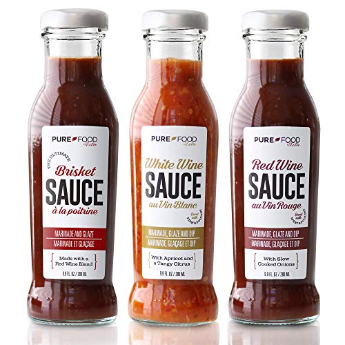 Ultimate Barbecue Glaze, Dip and Marinade Set from Pure Food...
