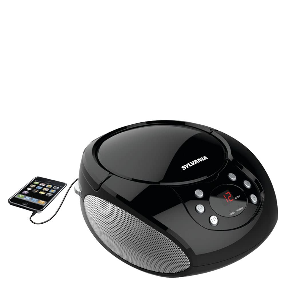 Buy PROSCAN Elite Portable CD Boombox with AM/FM Radio (Black) Online ...